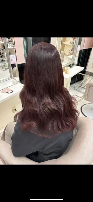 セミロング カラー ヘアアレンジ hair make MARIA所属・hari make maria/NANAのヘアスタイル