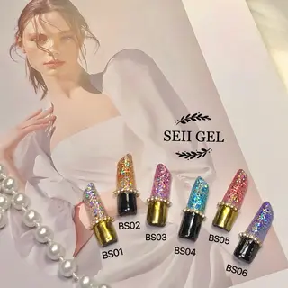 ネイル リボン、ガーリー パーツ放題専門店のネイルデザイン