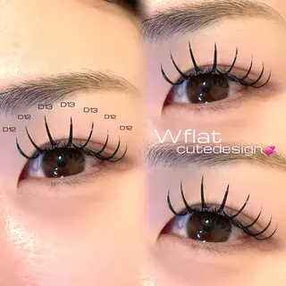 マツエク・マツパ Mell Yuuna ♡パリエク /束感のマツエク・マツパデザイン