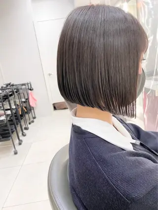 ショート モテ髪‎🫧赤み消し カラー表参道きょうこのヘアスタイル