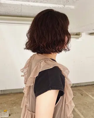 ミディアム カラー 似合わせhair 〻 mikiのヘアスタイル