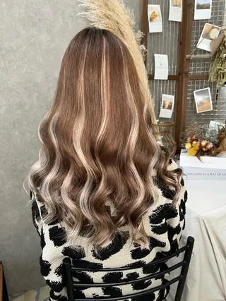 ロング エクステ・髪質改善・ ブリーチ・吉田大介のヘアスタイル