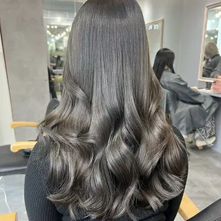 セミロング 💖ダブルカラー/ ケアカラー/レナ💖のヘアスタイル