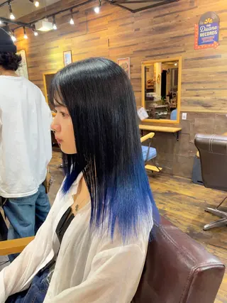 セミロング カラー ツイスパ/Wカラー ✨RYUのヘアスタイル