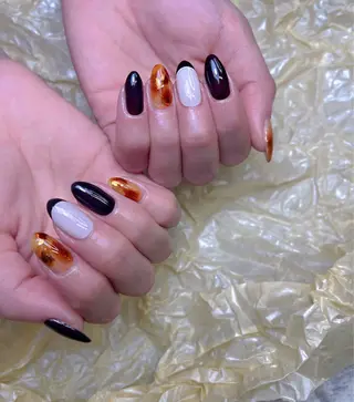 ミディアム めぐみのネイルサロン 惠のネイルデザイン