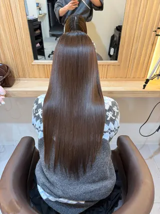ロング attrait南堀江所属・KAISEI髪質改善 /縮毛矯正のヘアスタイル