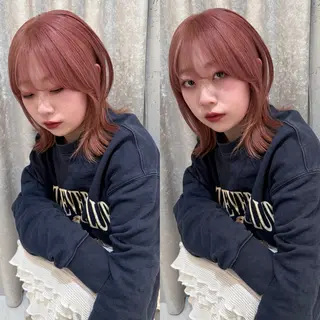 ミディアム カラー mai / linoah˚✧のヘアスタイル