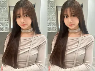 ロング MASHU韓国ヘア/ レイヤー/透明感カラのヘアスタイル