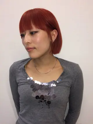 ミディアム MEY HAIR CURLYS所属・SHIORI🎀 ブリーチ/艶カラーのヘアスタイル