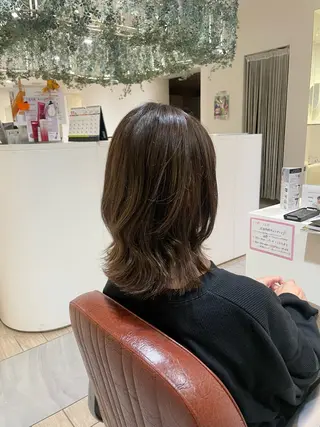 ミディアム 山田 ‌　乙波‌‌　‌のヘアスタイル