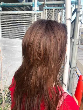 ロング うる艶レイヤーカット hinakoのヘアスタイル