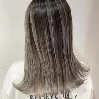 ミディアム 髪質改善 カラー専門店のヘアスタイル