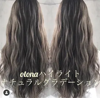ロング カラー テトネ タカシのヘアスタイル