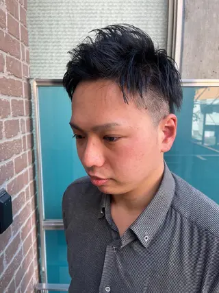 ショート カラー パーマ ヘアアレンジ メンズ キッズ ネイル マツエク・マツパ アイブロウ times salon名駅所属・久木原 ゆりのヘアスタイル