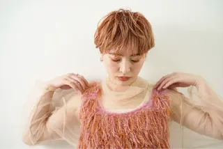 ショート hoNua. 栄/透明感カラーのヘアスタイル