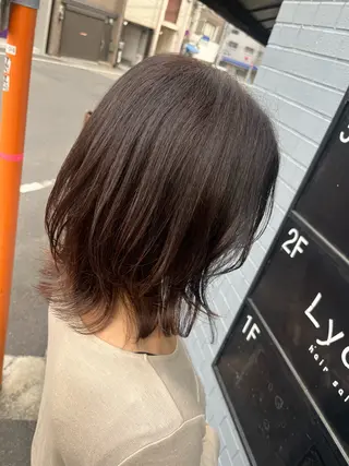 ミディアム 高石 未唯のヘアスタイル