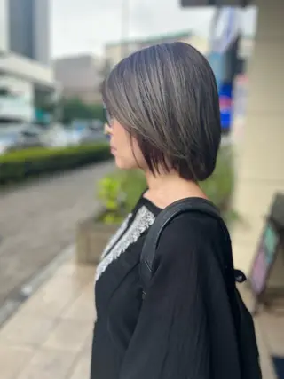ミディアム カラー トータルビューティー K:R鶴川のヘアスタイル