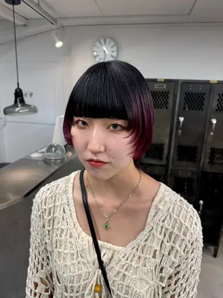 ショート INORI /フェイスレイヤーのヘアスタイル