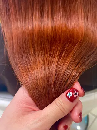 セミロング カラー ボブ/暖色/デザイン KOYUKI⛄️のヘアスタイル