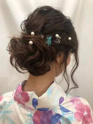 ヘアアレンジ 代表　土屋ヒロユキ ショートカットのヘアスタイル
