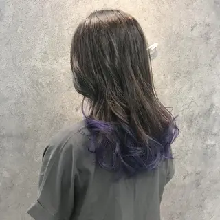 セミロング 所渉/韓国レイヤー /ウルフカットのヘアスタイル