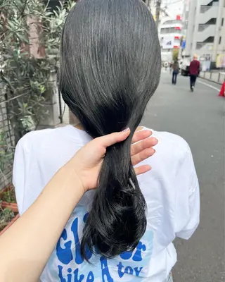 ロング カラー ヘアアレンジ 🌷ボブ/髪質改善 ストレートのヘアスタイル