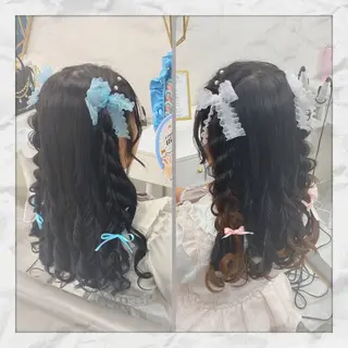 ロング ヘアアレンジ ヘアセット/着付け 𓇼 松本 夏美𓇼のヘアスタイル