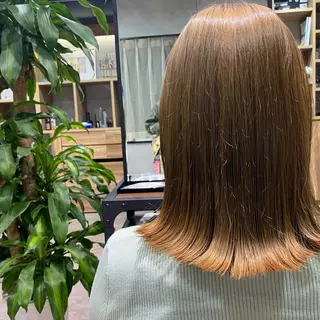 ミディアム 大久保 優香のヘアスタイル