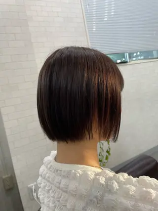 ショート カラー 縮毛矯正・髪質改善個室型salon Cannaつくばみどりの美容室【カンナ】所属・Canna honokaのヘアスタイル