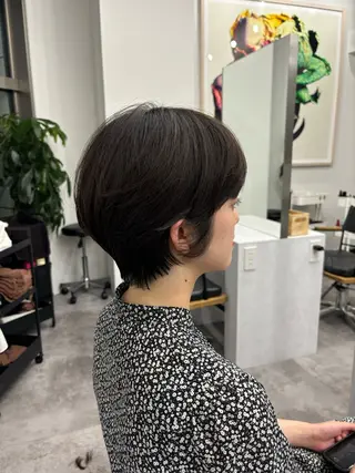 ショート カラー パーマ ヘアアレンジ レイヤー/メンズ🥑 マエダアズミ🥑のヘアスタイル