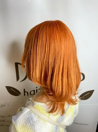 ミディアム カラー パーマ ヘアアレンジ メンズ キッズ ネイル マツエク・マツパ emu所属・🌈髪質改善・美髪矯 正・平野瀬乃🌈のヘアスタイル