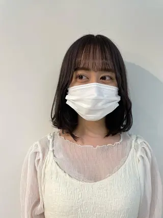 ミディアム カラー 🐬脱白髪染めカラー 清水大世🐬のヘアスタイル