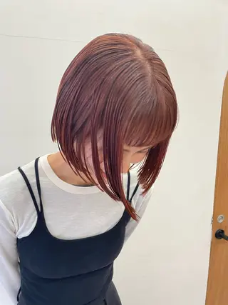 ミディアム カラー パーマ ヘアアレンジ メンズ tatsumi/ボブ ウルフ/レイヤーのヘアスタイル