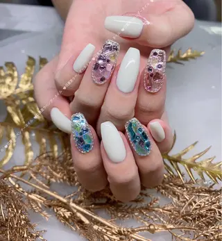 ネイル ラベンダー💖日暮里 ルル💖ネイルのネイルデザイン