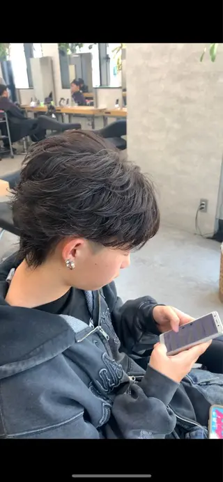 カラー メンズ 波巻き/サーフカール 🌊吉野裕稀のヘアスタイル