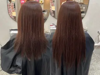 ロング カラー 韓国ハッシュカット/ 新宿/髪質改善/岡崎のヘアスタイル