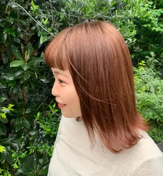 ミディアム 山嵜 かなのヘアスタイル