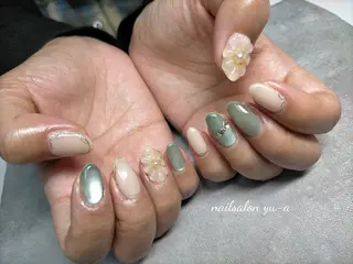 ネイル ネイル＆ホワイトニング   Yu-a所属・yu-a  スカルプ ネイルakiのネイルデザイン