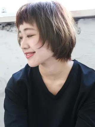 ショート 石渡このみ 🍊レイヤーカットのヘアスタイル