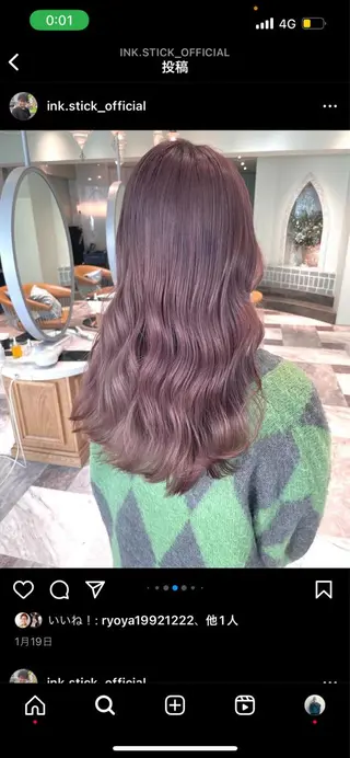 ロング 似合わせカラーの神 ダブルカラー/森栄範のヘアスタイル