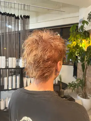 ショート カラー メンズ うるツヤ髪ハイトーン /けーすけのヘアスタイル