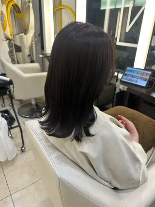 ミディアム LEWIN ginza所属・🫧パーマモデル /mikuのヘアスタイル