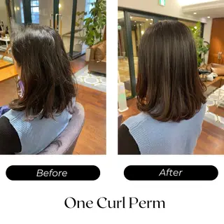 ミディアム パーマ BEAUTRIUM所属・大前斗夢(リクエスト にて予約下さい)のヘアスタイル