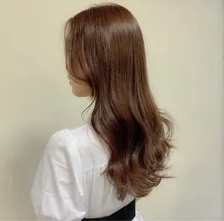 ロング カラー 無料カット/ハイ トーンカラー/きらのヘアスタイル