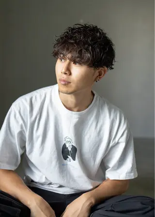 メンズ メンズパーマ/鈴木 雅也/メンズカットのヘアスタイル