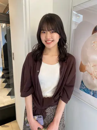 ミディアム カラー riria/ボブ /ブラウンカラー🎀のヘアスタイル