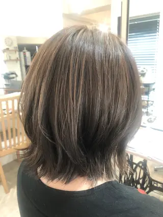 ミディアム カラー 柏/春日竜次 /髪質改善縮毛矯正のヘアスタイル