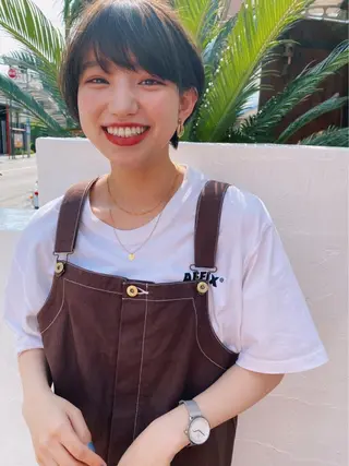 ショート カラー メンズカット特化柏駅 徒歩3分LOUのヘアスタイル