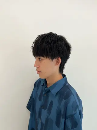 ショート パーマ メンズ 🏆メンズヘア特化 🥇代表りんぺーのヘアスタイル