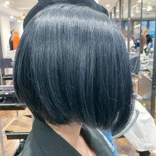 ショート カラー 髪質改善/縮毛矯正/ 超高濃度水素ケアのヘアスタイル